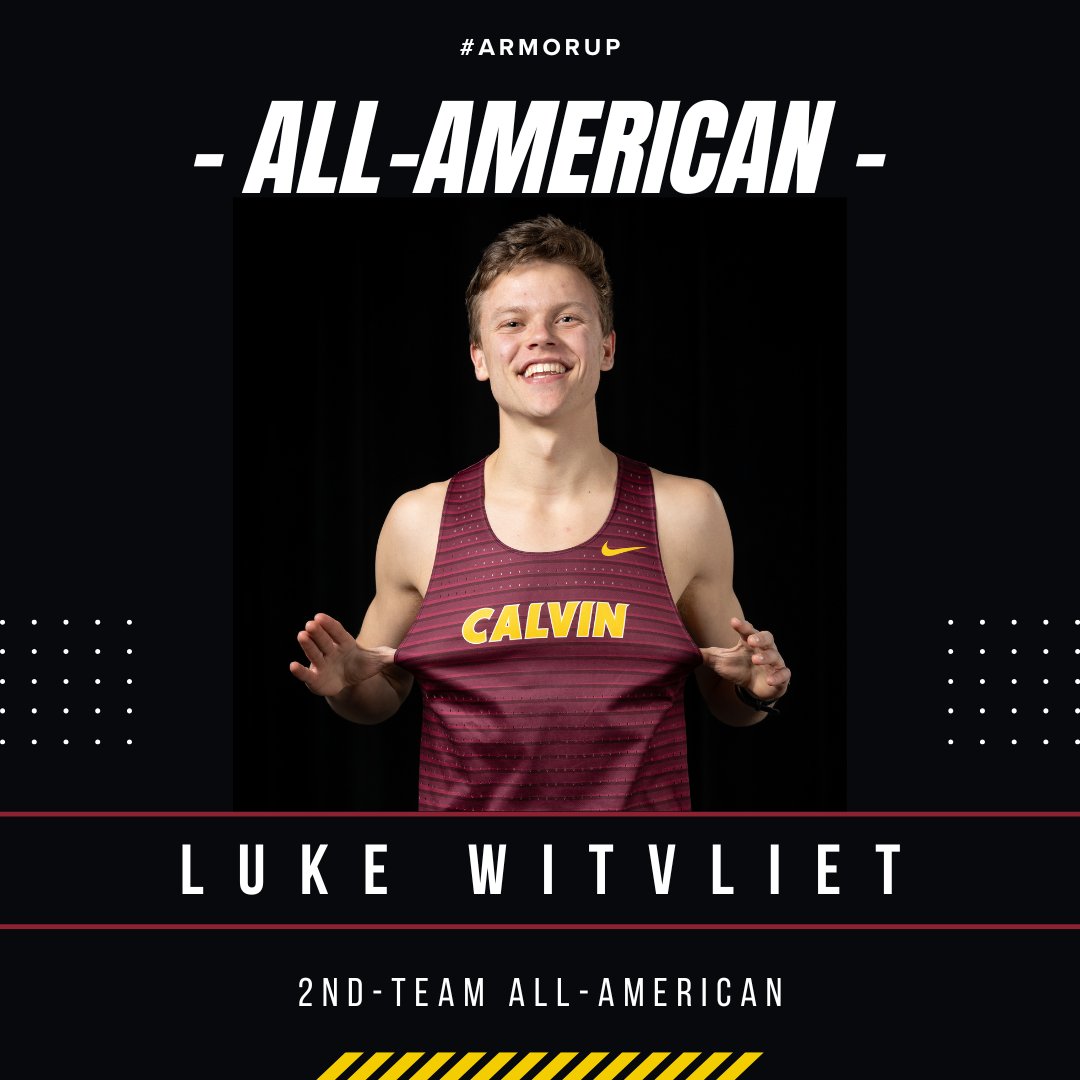 CALVIN_XCTF's tweet image. ALL-AMERICAN
Luke Witvliet finishes 10th overall in the 5k to earn 2nd-Team All-American honors! Came in as the final seed and ran a great race to move up! #ArmorUp