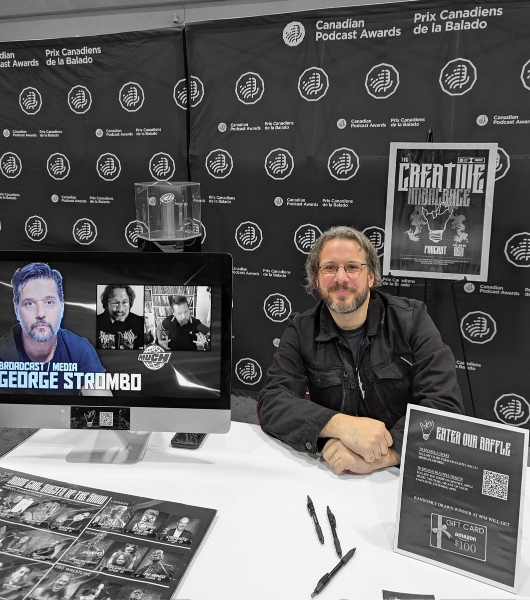 My Summer Lair (@mysummerlair) on Twitter photo At @fanexpocanada you're running out of time to hang out with <a href="/SeanSirianni/">Sean Sirianni / The Creative Imbalance</a> (host of <a href="/TCI_Pod/">The Creative Imbalance 🇨🇦</a>) at the <a href="/CanPodAwards/">The Canadian Podcast Awards</a> booth.
(Shout out to <a href="/strombo/">George Stroumboulopoulos 🐺</a>!)
#TorontoComicon #TorontoComicon2025 #PantsWorthy At @fanexpocanada you're running out of time to hang out with <a href="/SeanSirianni/">Sean Sirianni / The Creative Imbalance</a> (host of <a href="/TCI_Pod/">The Creative Imbalance 🇨🇦</a>) at the <a href="/CanPodAwards/">The Canadian Podcast Awards</a> booth.
(Shout out to <a href="/strombo/">George Stroumboulopoulos 🐺</a>!)
#TorontoComicon #TorontoComicon2025 #PantsWorthy