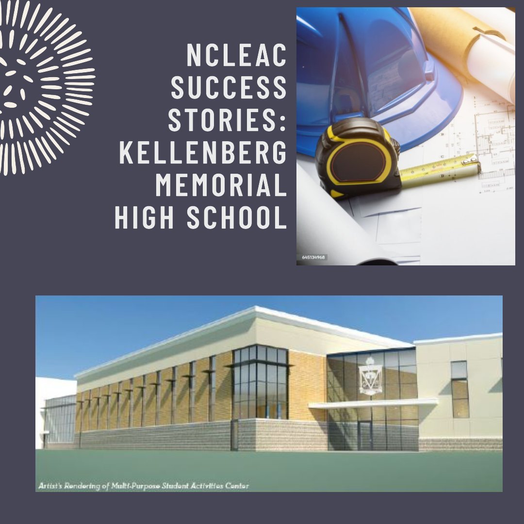NCLEAC Success Stories: Kellenberg Memorial High School. The expansion and renovation of the school campus included the addition of space for athletic usages, as well as modernization and renovation of existing science labs to improve STEM programs.