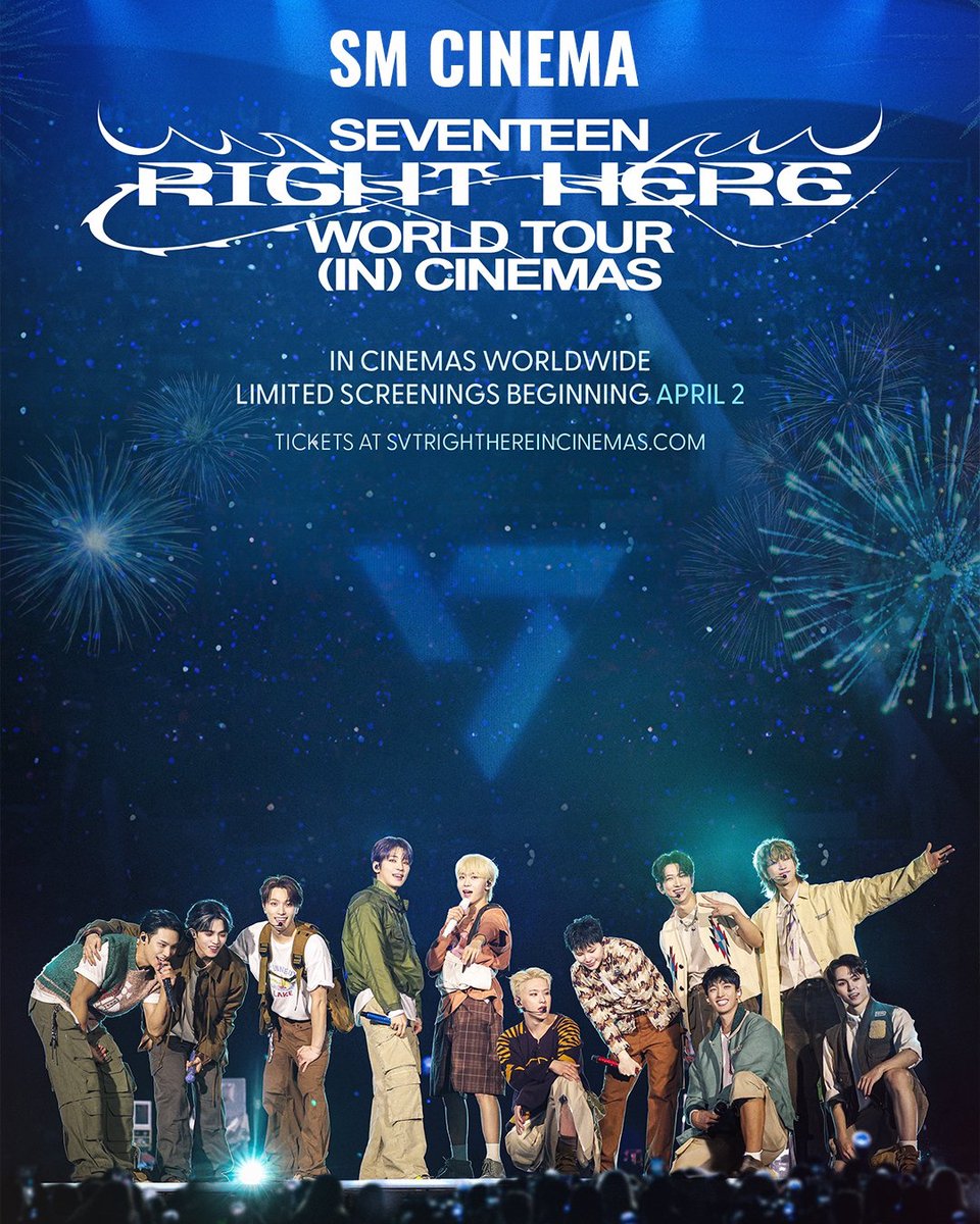 SEVENTEEN 'Right  Here' World Tour in Cinemas Block Screening

📍 SM City Fairview
📽️ Cinema 3
📆 April 5, 2025
⏰ 5PM
💸 590 PHP
inclusive of ticket, water, popcorn, and  event kit

Limited Slots
Deadline of Payment: March 25

Reservation form: forms.gle/DvUvq7E3k9hv8E…