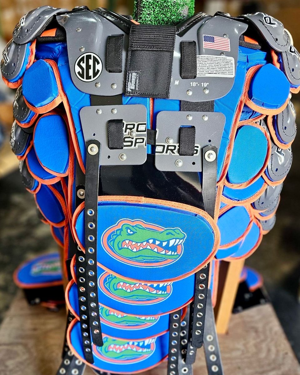 Pro Gear Sports (@progearfb) on Twitter photo <a href="/FloridaGators/">Florida Gators</a> are officially on the board!❕🏈🐊
We can't wait to see these pads on the field this fall!
Greg Mazza (<a href="/Mazza_ProSports/">greg mazza</a>) worked with Parker Brown & Jeff McGrew and to make it happen!
<a href="/GatorsEquipment/">GatorsEquipment</a>
<a href="/GatorsFB/">Florida Gators Football</a>
<a href="/UF/">FLORIDA</a>
<a href="/ProSports_Pads/">ProSportsPads</a>
#KnowTheLogo #Custom #GoGators <a href="/FloridaGators/">Florida Gators</a> are officially on the board!❕🏈🐊
We can't wait to see these pads on the field this fall!
Greg Mazza (<a href="/Mazza_ProSports/">greg mazza</a>) worked with Parker Brown & Jeff McGrew and to make it happen!
<a href="/GatorsEquipment/">GatorsEquipment</a>
<a href="/GatorsFB/">Florida Gators Football</a>
<a href="/UF/">FLORIDA</a>
<a href="/ProSports_Pads/">ProSportsPads</a>
#KnowTheLogo #Custom #GoGators