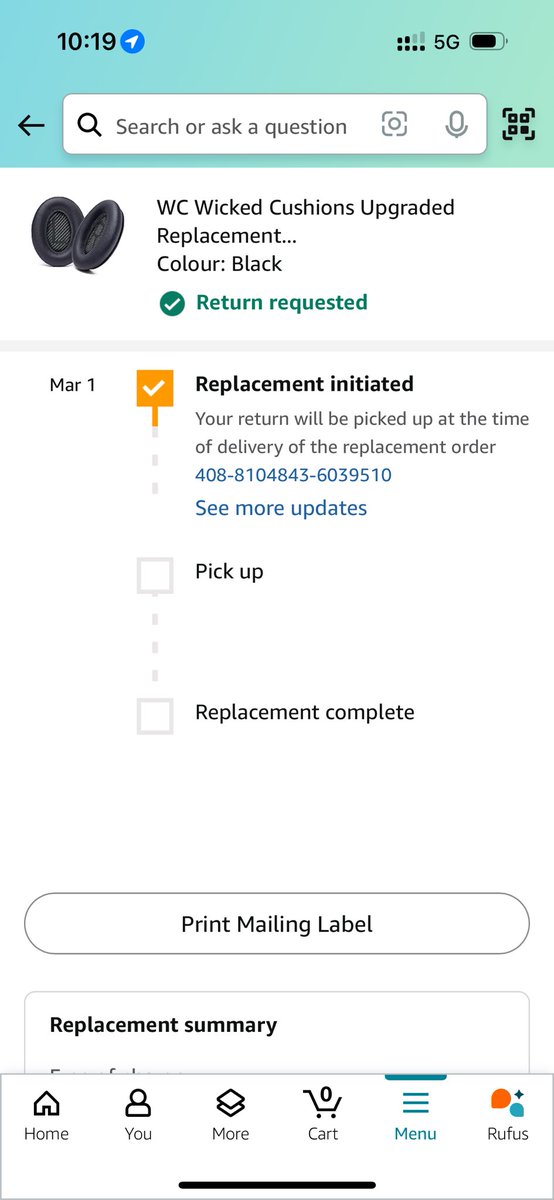 a5jp5r's tweet photo. @amazonIN replacement for this was never shipped, can u please take a look. https://t.co/5dN7uqh7fJ