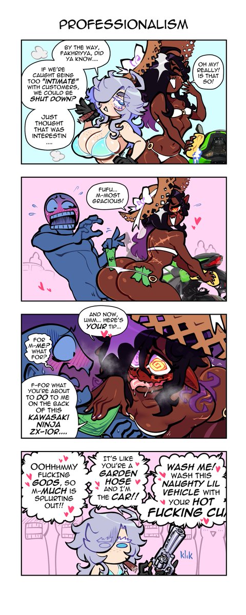 alchykiller's tweet photo. Car Wash 2 Comic 1 https://t.co/2FakSlnQte