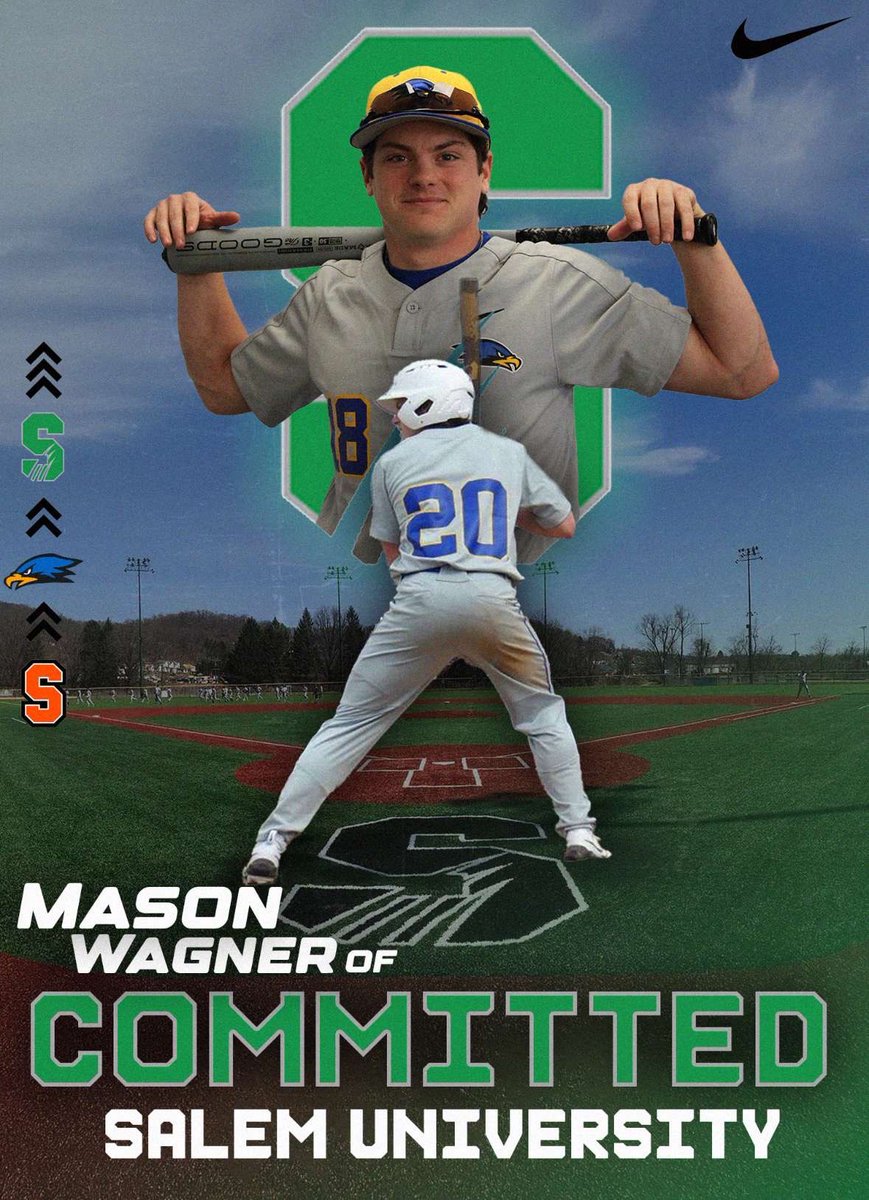 Mason Wagner (@mason_wags05) on Twitter photo Happy to announce my commitment to Salem University! Iโd like to thank My current Coaches at Hocking College for these last two years and <a href="/NFreeman02/">Nolan Freeman</a> for believing in me and giving me the chance to continue my baseball career! Go Tigers๐
! Happy to announce my commitment to Salem University! Iโd like to thank My current Coaches at Hocking College for these last two years and <a href="/NFreeman02/">Nolan Freeman</a> for believing in me and giving me the chance to continue my baseball career! Go Tigers๐
!