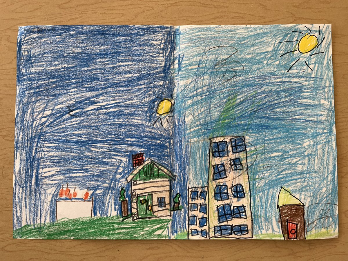 Sanchez grade K students connecting art with wit and wisdom “ Then and Now” #WeAreCrew #SanchezUACrew #BetterTogether <a href="/urbanleaderEv/">Evelyn Overton</a> <a href="/msanchez_crew/">Maria Sanchez School</a> <a href="/Ms_Zanghi/">Jess Zanghi</a> <a href="/HPSArtsWellness/">HPSArts&Wellness</a>