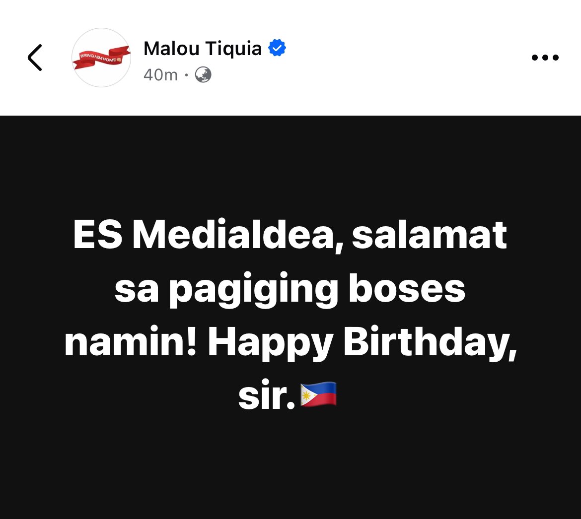 Imyour__lady's tweet photo. Thank you sa samahang walang iwanan!! 

Happiest birthday sir ES Medialdea. 👊🏻💚🙏🏻😇 https://t.co/0QbYrcHxVj