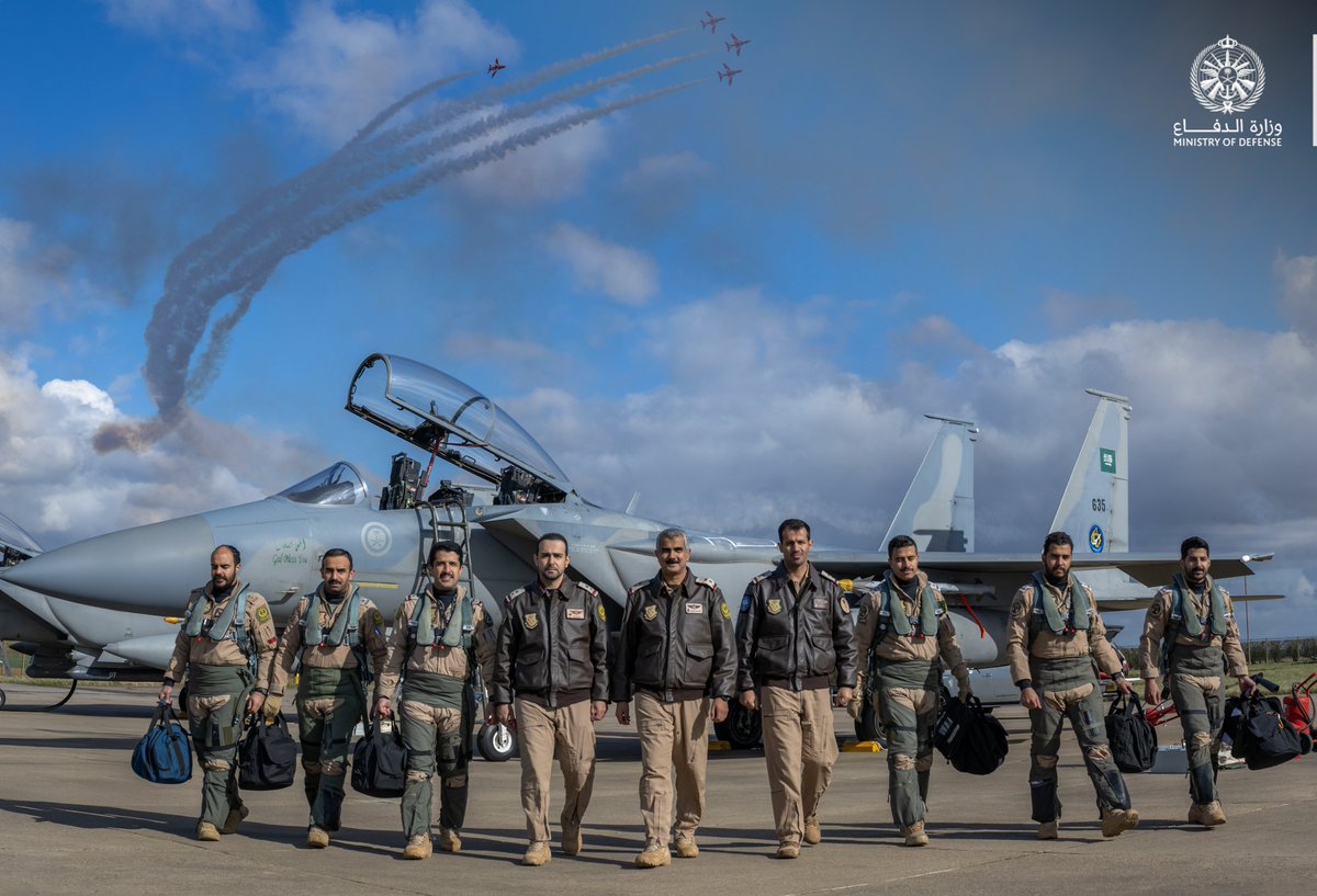modgovksa's tweet image. #القوات_الجوية تختتم مشاركتها في مناورات تمرين #محارب_الكوبرا 25-1، الذي نُفِّذ بالمملكة المتحدة، إلى جانب قوات عدد من الدول الشقيقة والصديقة.