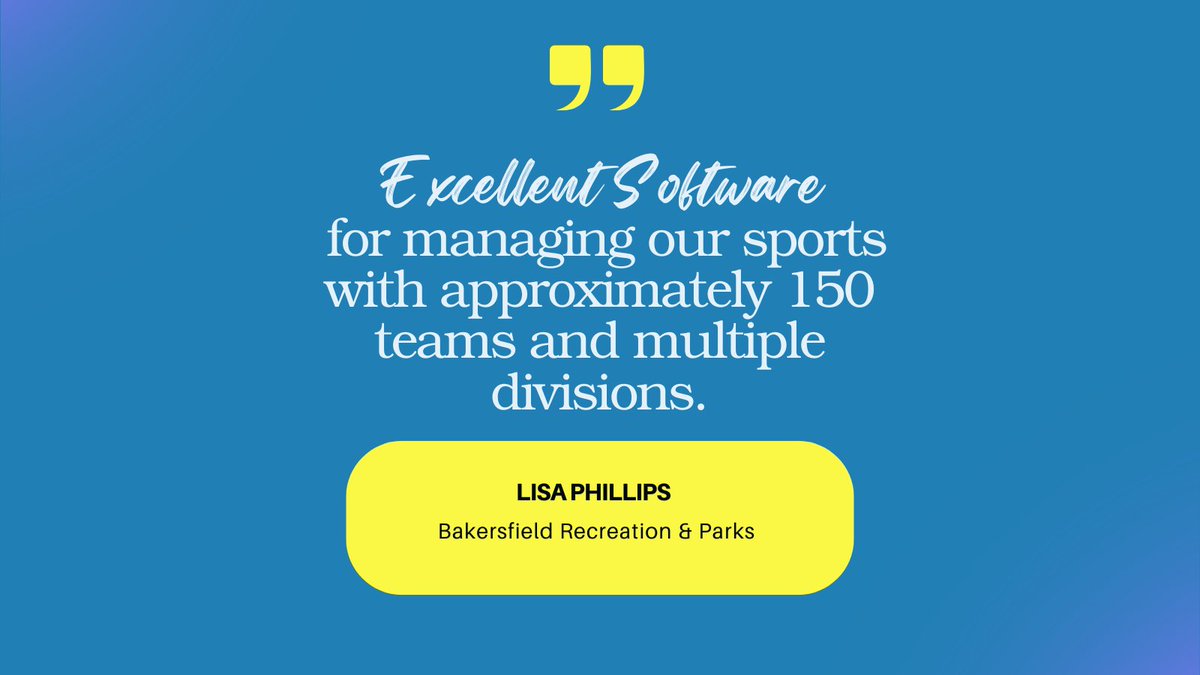 Managing hundreds of teams? No sweat with TeamSideline!  We help Parks &amp; Rec leagues streamline scheduling, rosters, and game updates—so staff can focus on the fun, not the logistics. 

Learn more: bit.ly/3CVBMn2

#ParksAndRec #LeagueManagement #SportsTech #TeamSideline