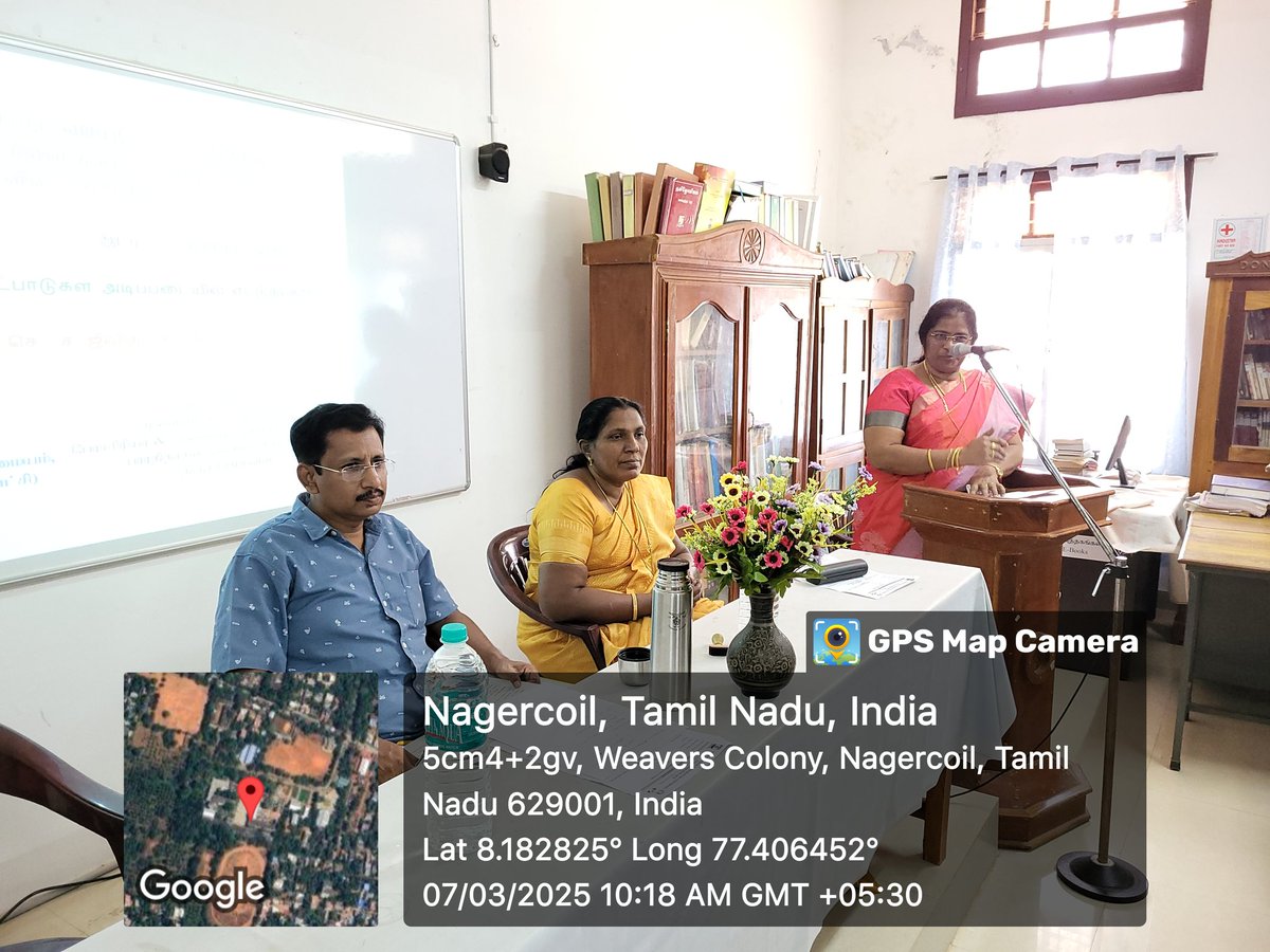 TamilScott's tweet photo. 7-3-2025 முனைவர் பட்ட பொது வாய்மொழித் தேர்வு நடைபெற்றது.ஆய்வாளர்:C.S. ஜீவிதா சாந்தகுமாரி, நெறியாளர்:முனைவர் R.ஜோஸ்லி,புறத்தேர்வாளர்: முனைவர் உ.அலிபாவா, பேராசிரியர்&amp;தலைவர், பாரதிதாசன் பல்கலைக்கழகம். துறைத் தலைவர்,ஆய்வு மாணவர்கள் மற்றும் பலர் கலந்து கொண்டனர் https://t.co/mxealr9TA9