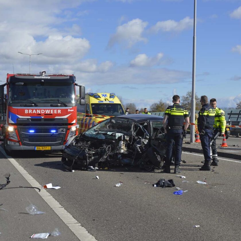 Automobilist zwaargewond bij ongeval op de N205