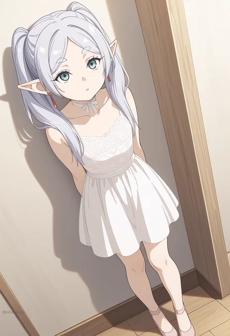 White Dress Frierenホワイトドレスのフリーレン 