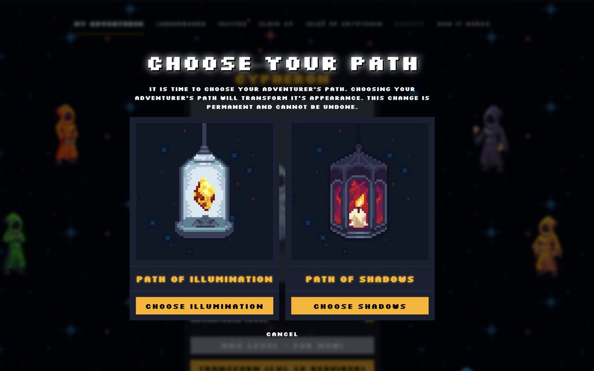 Transformation is LIVE!

Go and reveal your hooded adventurer, seek the path of your choice 🕯️

segmint.io/rewards