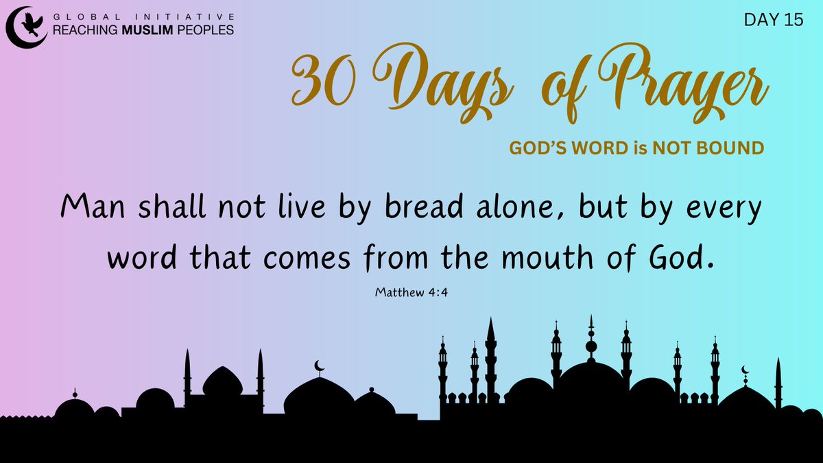reachingmuslims's tweet photo. A Christian lady gave a Muslin lady a Bible, but she spat on her & beat her. The Christian lady simply said she & Jesus loved her. This love made her curious, so she read the Bible & eventually accepted Christ as her Savior. Now she's a missionary to Muslims!
#30DaysofPrayer https://t.co/qhXqwbFNGt
