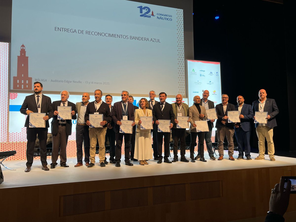 En el marco del 12º Congreso Náutico celebrado en Málaga y organizado por ANEN, se ha llevado a cabo la "Entrega de Reconocimientos a las instalaciones náutico-deportivas con más años de Bandera Azul". 🌊🌍

¡Felicidades! 👏

#banderaazul #blueflag #adeac #feeglobal