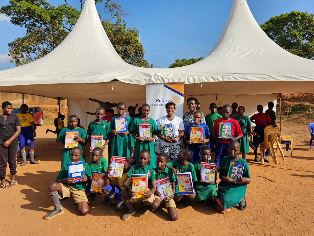 PHOTO MOMENT 📷

The students of Kira Primary School had a wonderful experience with the Magical President <a href="/Ireneseryazi/">Irene Seryazi</a> of <a href="/rcklalifestars/">Rotary Club Kampala Life Stars</a> along with fellow rotarians on National D.E.A.R. Day, receiving reading materials that will foster their love for learning and reading.
