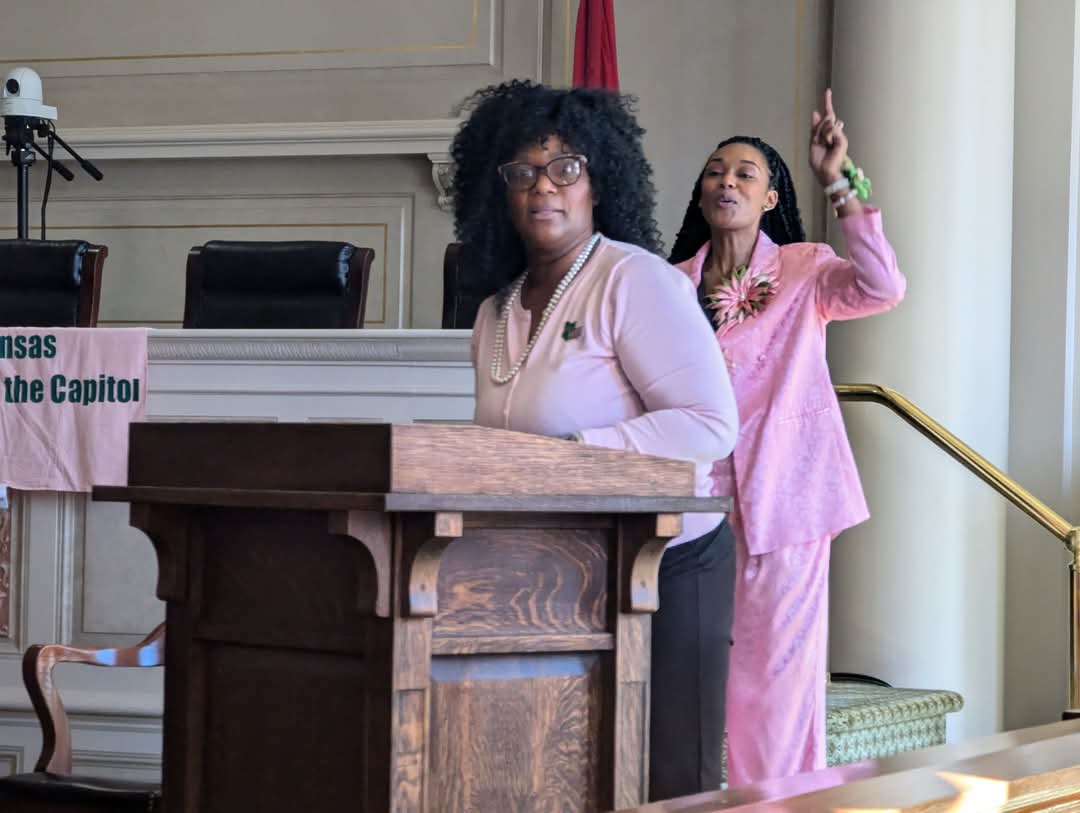On Feb 25, Alpha Kappa Alpha Sorority, Inc.® members from across Arkansas united for AKA Day at the Capitol, advocating for expanded maternal care &amp; highlighting disparities affecting Black women during childbirth. <a href="/ChiEtaOmegaAKAs/">Chi Eta Omega AKAs</a> members joined in rallying for maternal health.