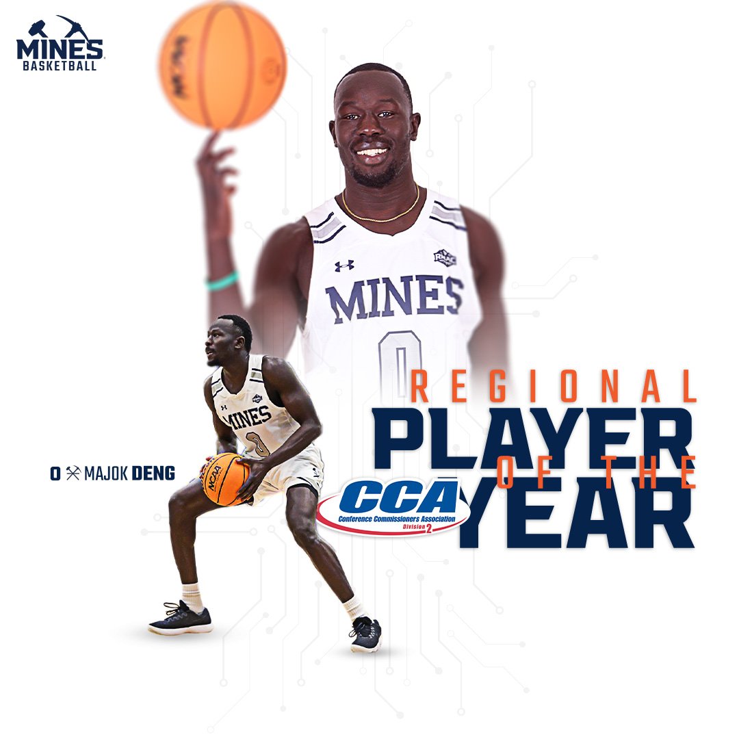 He's gonna need a bigger trophy case! Congratulations to Majok Deng on being named South Central Region Player of the Year by the D2CCA!