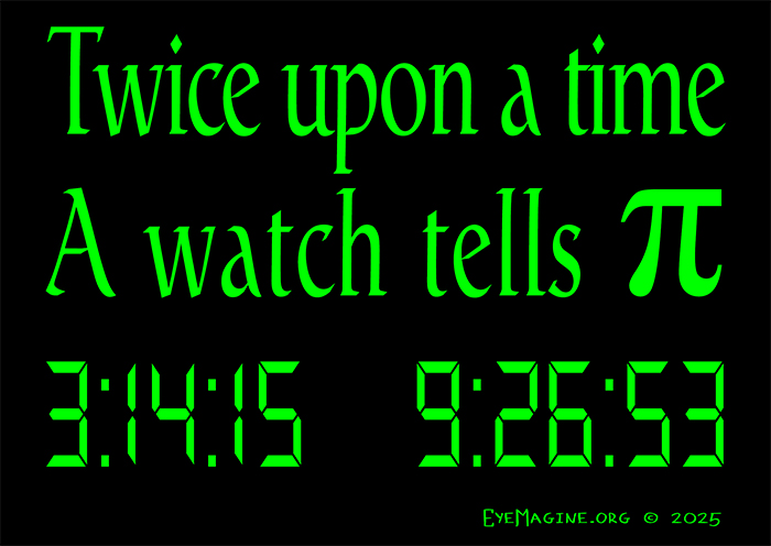 ThoughtcrimesB's tweet image. The first 10 digits of the Pi sequence of numbers appears on a clock twice a day, in the AM and PM.
#piday #piday2025 #pinumber #picoin #pitime #pifest #realdonaldtrump #elonmusk more- redbubble.com/i/t-shirt/Twic…