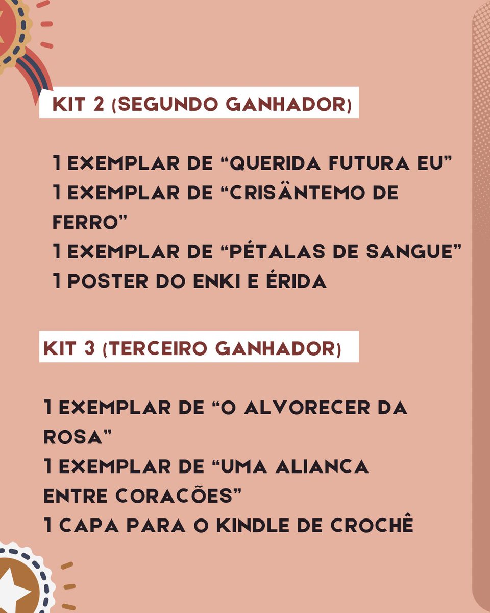 ciampeller's tweet photo. ✨Que tal concorrer a vários livros e produtos literários?✨

E você ainda ajuda 7 autoras a exporem seus livros na maior Feira de Ficção Cristã do país, a FEFICC.
Cada número é apenas R$10,00 e você pode ganhar livros, cartela de adesivos, capa de kindle de crochê e uma ecobag! https://t.co/CXU0DV8QBe