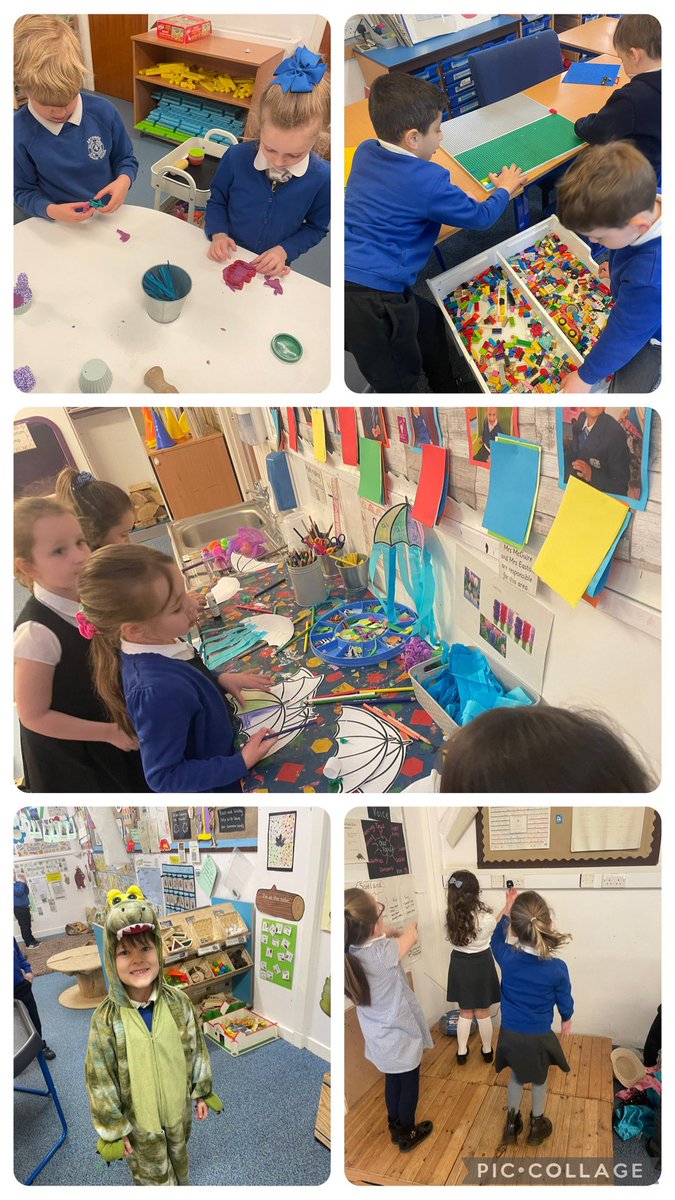 Some activities we have enjoyed in our play with friends this week include Lego mazes, dancing on the stage to music, dressing up and creating rain clouds in the art area! 🪩☔️😀🦖 <a href="/antonine01/">Antonine Primary</a>  <a href="/MrsMcGuireAnto/">Mrs McGuire and Mrs Easton</a>