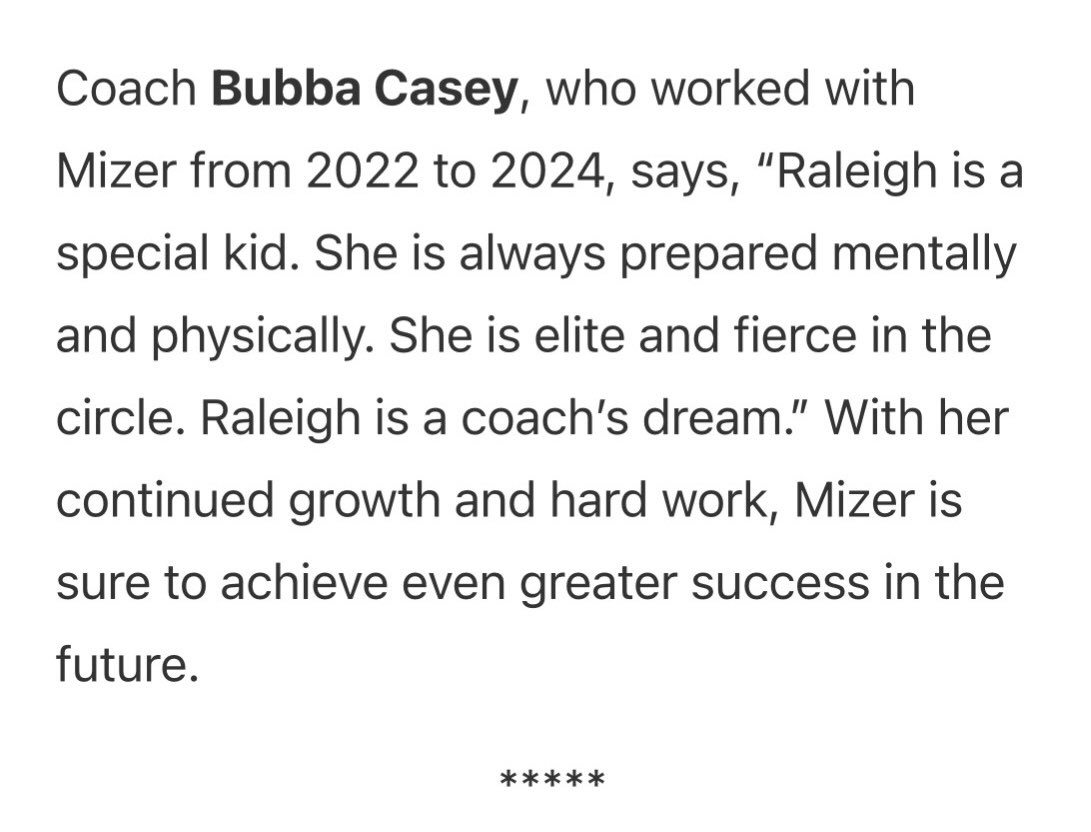 Raleigh Mizer (@raleighmizer29) on Twitter photo Last week, I was thrilled when I found out I am ranked #18 pitcher in the southeast for the class of 2029. I just found out I am ranked as the National Extra Elite #57 Pitcher by <a href="/ExtraInningSB/">EXTRA INNING SOFTBALL</a>! Blessed and excited for what’s to come!
<a href="/prospectfiles1/">Prospect Files</a> <a href="/fivestarphenom/">FIVE STAR PHENOM , PHENOM RECRUITING RESOURCING .</a> <a href="/TopPreps/">College Coach / College Scout / College Recruiter</a> Last week, I was thrilled when I found out I am ranked #18 pitcher in the southeast for the class of 2029. I just found out I am ranked as the National Extra Elite #57 Pitcher by <a href="/ExtraInningSB/">EXTRA INNING SOFTBALL</a>! Blessed and excited for what’s to come!
<a href="/prospectfiles1/">Prospect Files</a> <a href="/fivestarphenom/">FIVE STAR PHENOM , PHENOM RECRUITING RESOURCING .</a> <a href="/TopPreps/">College Coach / College Scout / College Recruiter</a>