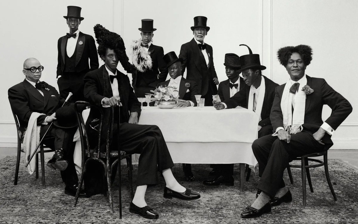BFASHIONFAIR's tweet photo. A first look at the MET catalogue for Superfine: Tailoring Black Style photographed by Tyler Mitchell: https://t.co/FuVIQWsgOj