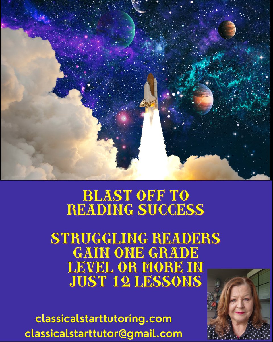 SuzieBrandvold's tweet image. Let&apos;s chat about your child&apos;s reading or writing challenges.  Use the link below to connect on Zoom.
#strugglingreaders #writingtutor
ClassicalStartTutoring.as.me/FreeReadingAss…