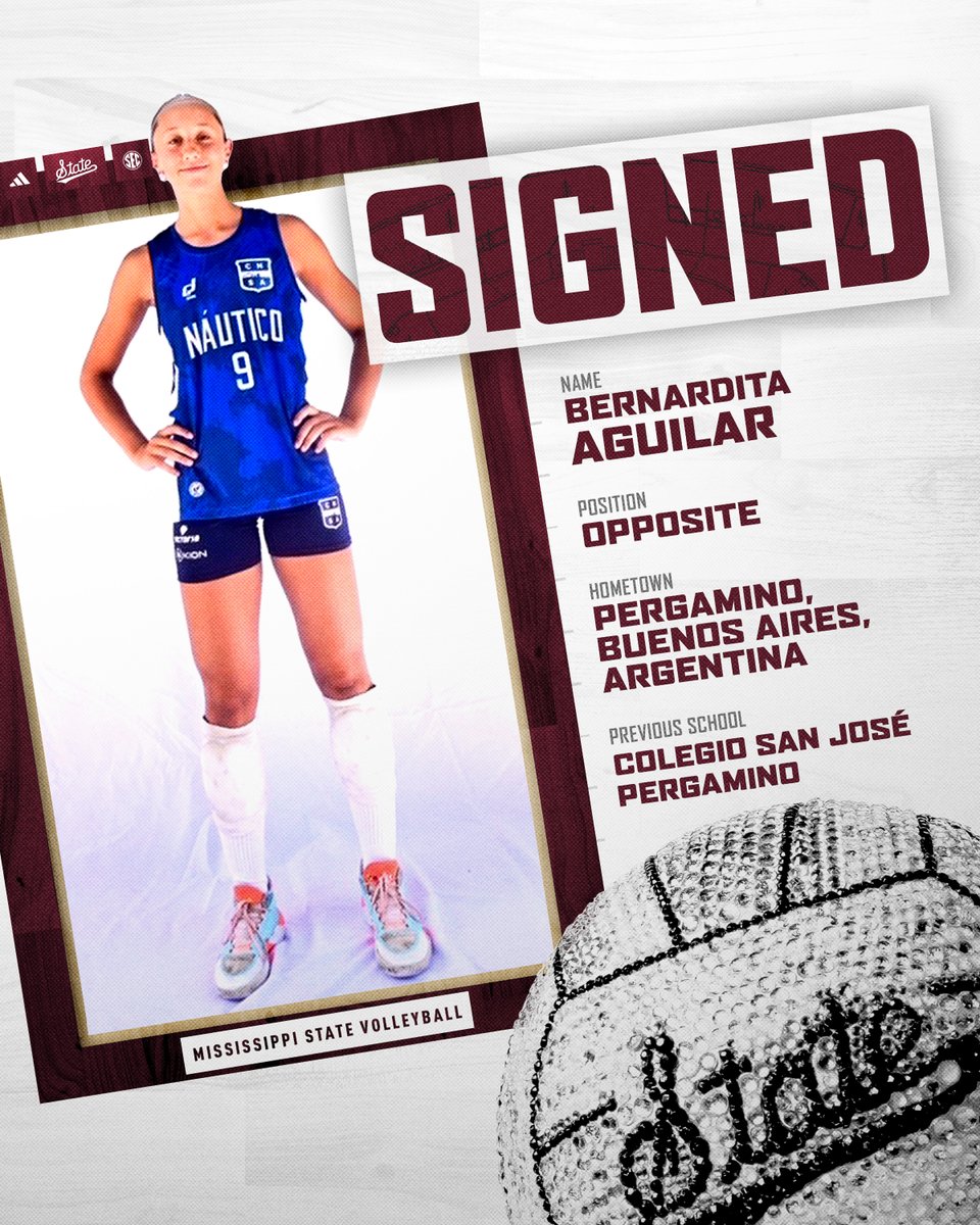 𝐍𝐄𝐖 𝐃𝐀𝐖𝐆 𝐀𝐋𝐄𝐑𝐓🚨

Bernardita Aguilar will be the newest Dawg to join the FAMILY!

#HailState🐶