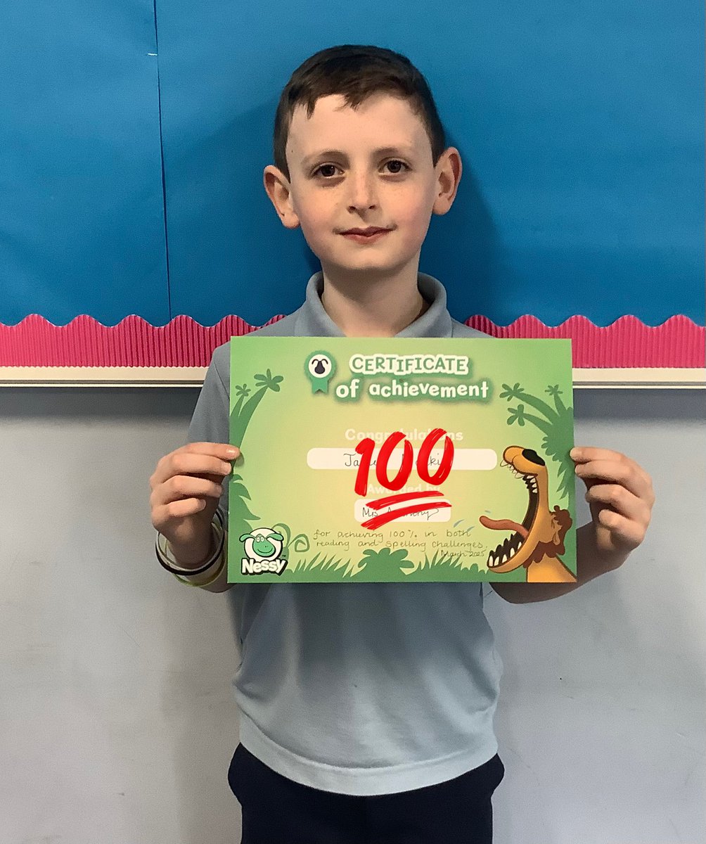 St Joseph's RC PS (@stjosephsps) on Twitter photo Congratulations to J in P5 for completing the whole Nessy programme by achieving scores of 100% in both reading and spelling challenges. <a href="/MrsOJoe/">Mrs O'Connor</a> <a href="/MattCoulter1/">Mr Coulter</a> <a href="/NessyLearning/">Nessy</a> #thestjoesstory Congratulations to J in P5 for completing the whole Nessy programme by achieving scores of 100% in both reading and spelling challenges. <a href="/MrsOJoe/">Mrs O'Connor</a> <a href="/MattCoulter1/">Mr Coulter</a> <a href="/NessyLearning/">Nessy</a> #thestjoesstory