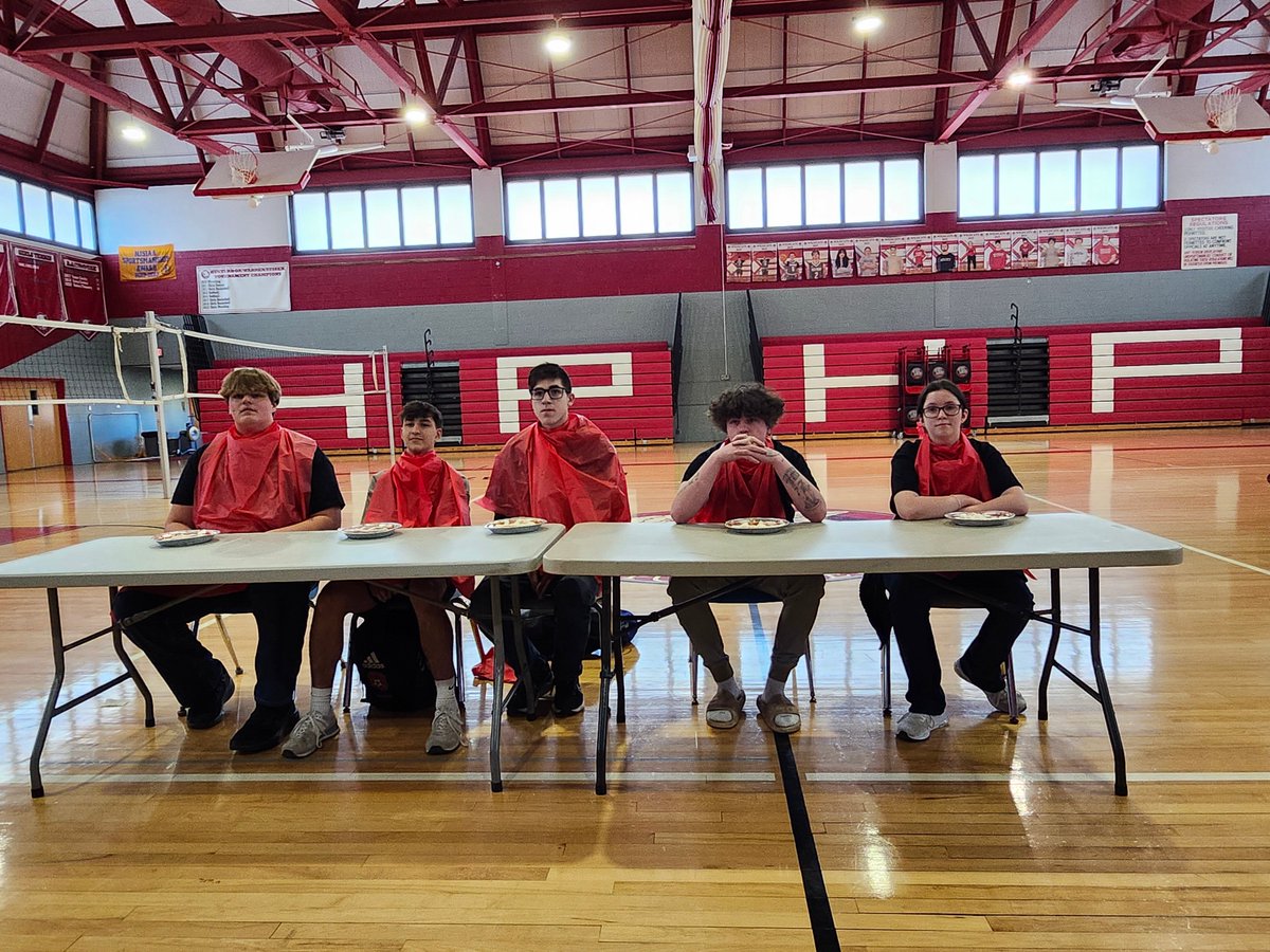 Happy Pi Day Pi Point!  What a great <a href="/HPRwildcats/">High Point Regional High School</a> crowd celebrating the Pi Eating Competition finals today!  Congratulations to our winners and thank you to our <a href="/HPRwildcats/">High Point Regional High School</a> #Math department for planning this and all the events in our classrooms this week!  #NJSTEMMonth