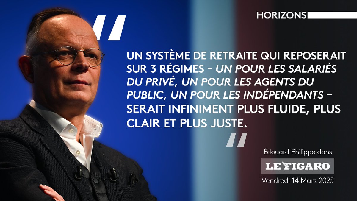 🔴 Édouard Philippe a accordé un entretien exclusif à <a href="/Le_Figaro/">Le Figaro</a> pour revenir sur les multiples problématiques auxquelles notre pays est confronté.

Retrouvez dès maintenant son entretien :
→ bit.ly/4hA7og8