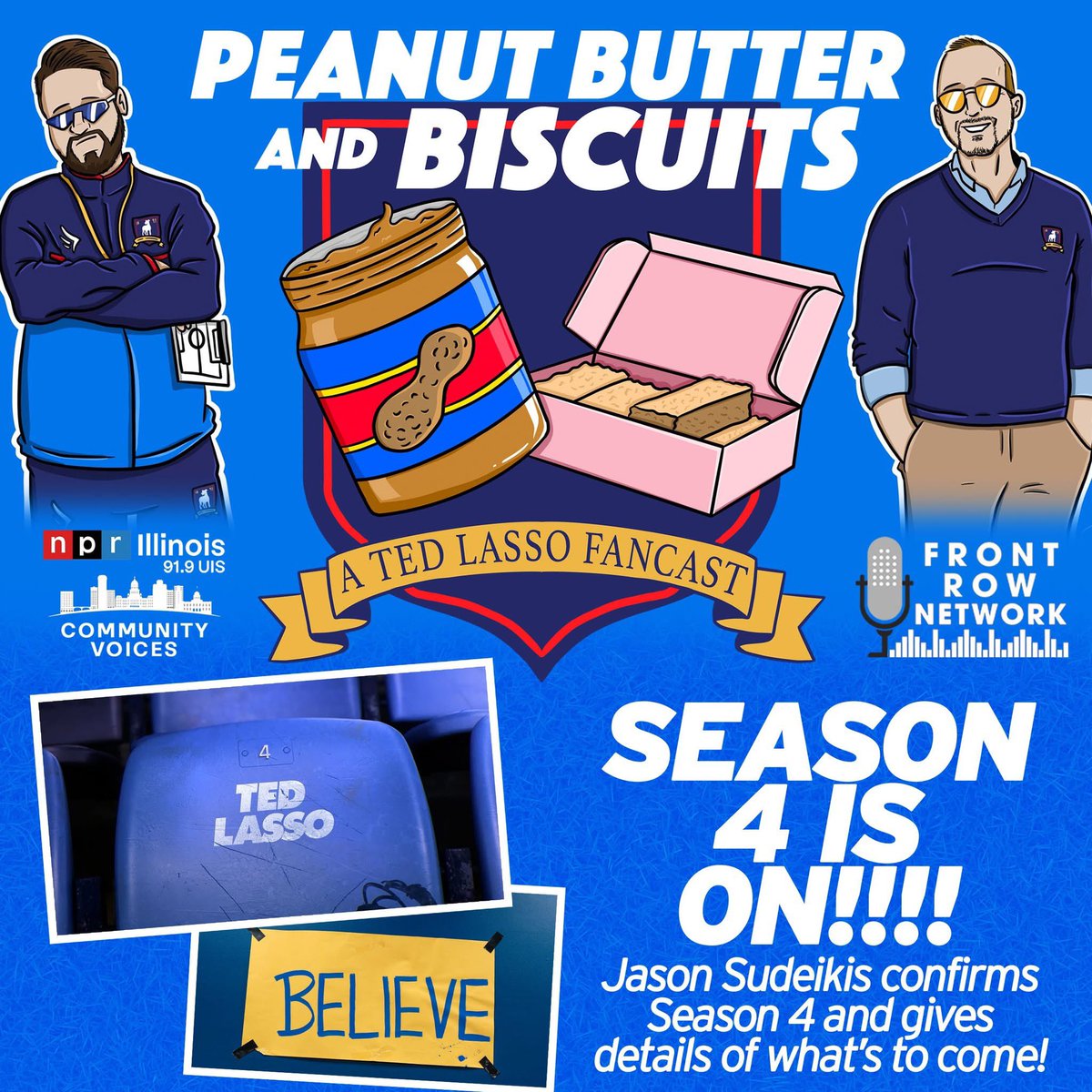 Peanut Butter & Biscuits: Ted Lasso Fan Cast tweet media