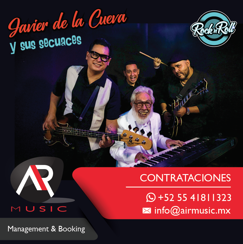 ¡Revive la época del Rock &amp; Roll con Javier de la Cueva y disfruta de éxitos como “Lucila”, “La Marcha de Los Santos”, “Zapatos De Ante Azul”, “El Tigre”, “Agujetas de Color de Rosa”, etc, en un show inigualable que te hará viajar en el tiempo…

#rockandroll #50smusic #60smusic