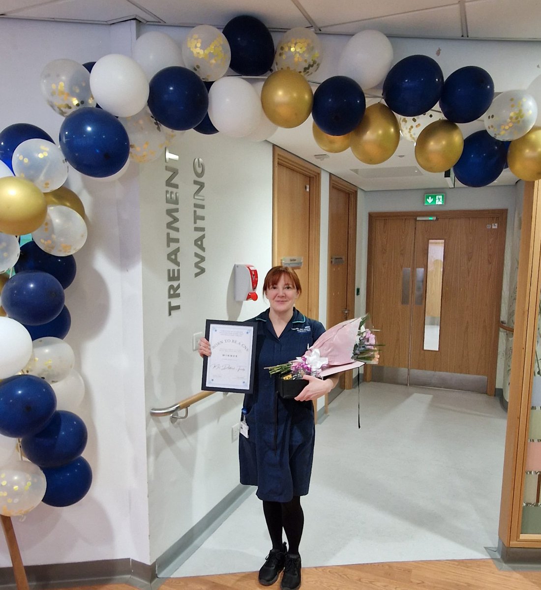HPB_CNS_TGH's tweet photo. Celebrating National Cancer CNS day with a Born to be a CNS award. A huge thank you to all my colleagues, I’m very proud to receive this and privileged to work with amazing CNS team at Tameside. #NationalCancerCNSDay
#teamtameside https://t.co/trfAoOFaS2