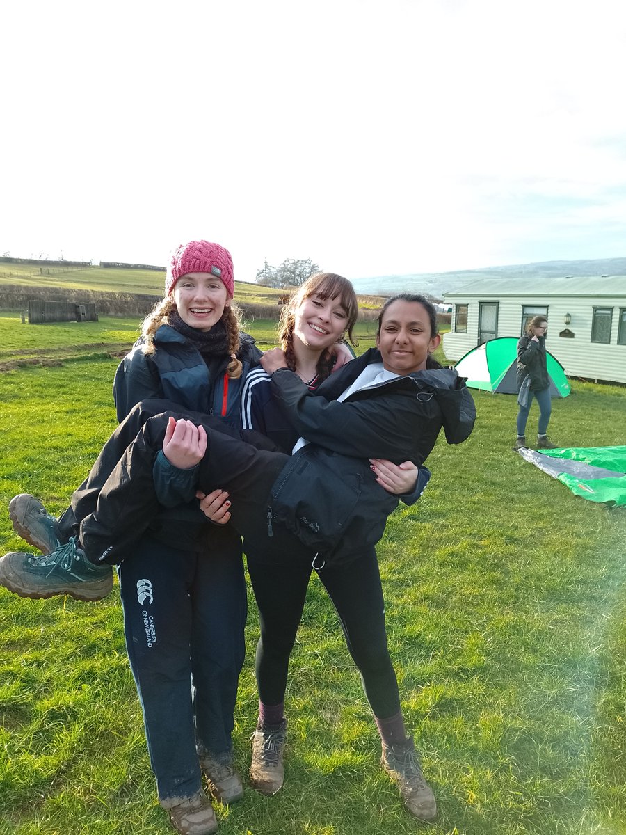 All teams back at camp, hugely successful first day with lots of smiles!
