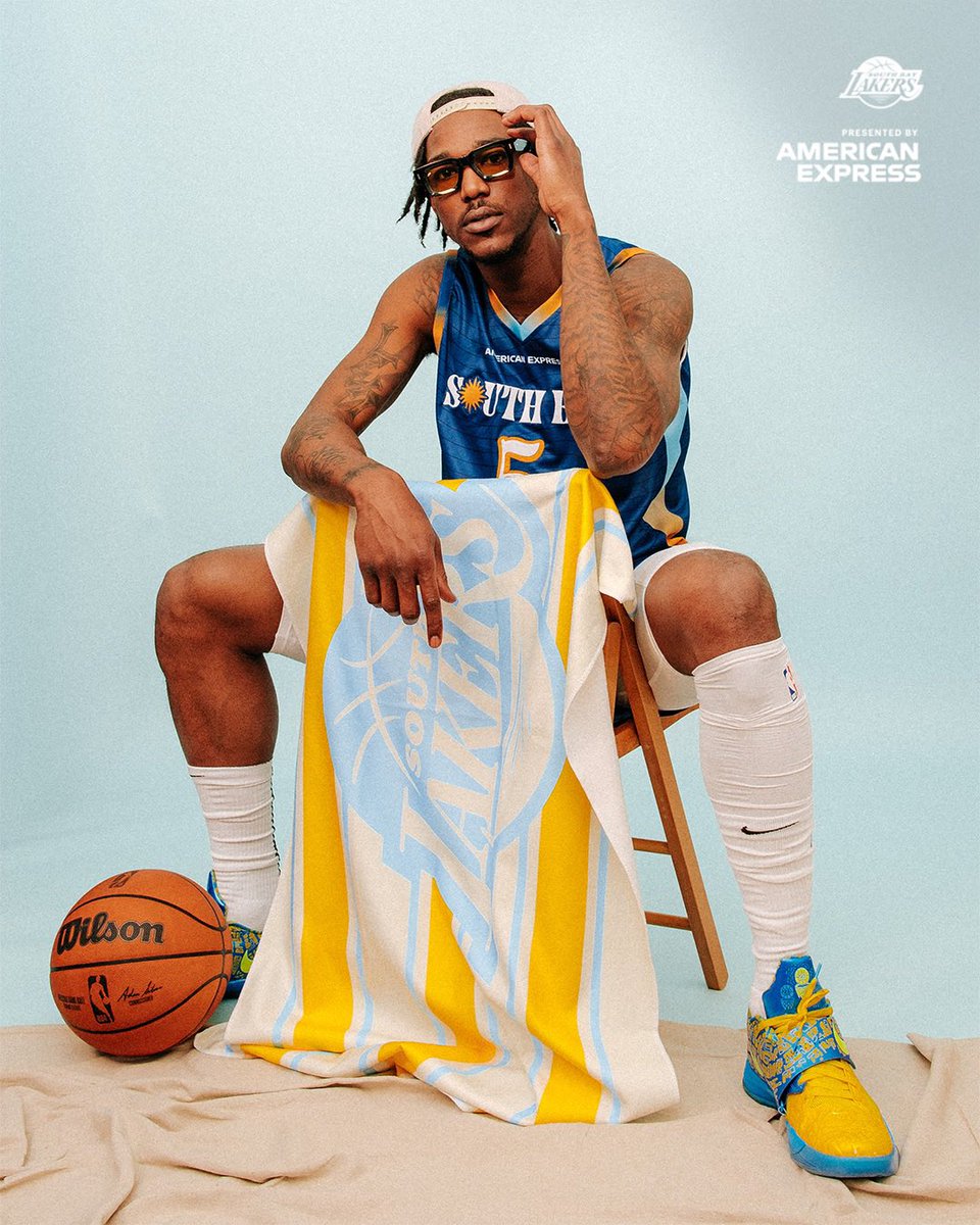 CValleyLakers's tweet photo. NEW JERSEY KIT🚨

Check out our Taste of the South Bay unis that the boys will be rockin this Saturday against RGV at ✌️

#SBLakers https://t.co/rXxLf18SWp