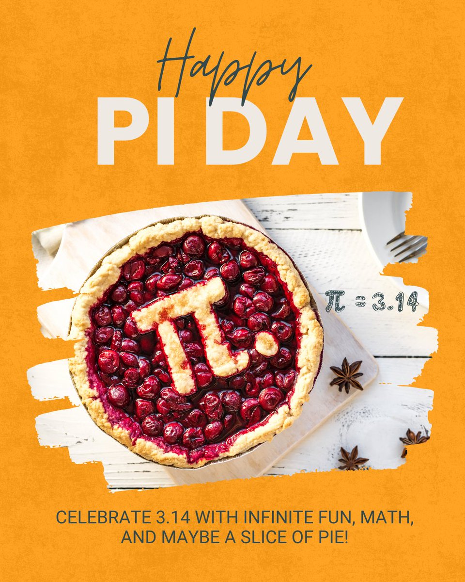 MyKeyGlobal's tweet photo. Happy Pi Day! 🥧 Celebrating the infinite beauty of math, one delicious slice at a time. #PiDay #MathMagic #PiDay2025 https://t.co/tNTdHnjgO1