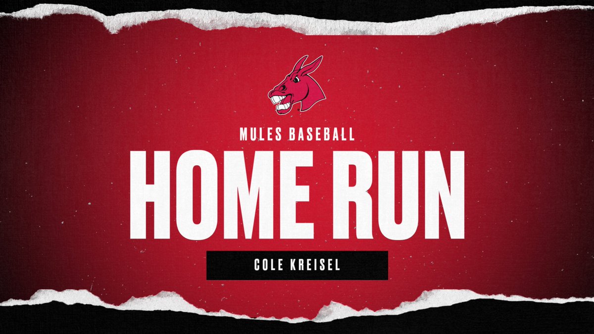 T4 | Mules 5, Hawks 2

Cole Kreisel goes deep to left field for his first career homer!

#RollStable