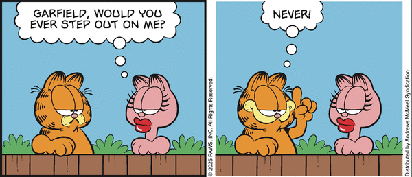 garfield without the third panel tweet media