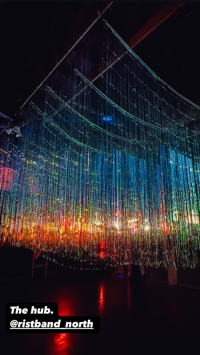 ristband_north's tweet image. SXSW Ristband Future x Music highlight time! Rays of LIGHT x real time VISUALS x spatial AUDIO- this is PROGRAMMING HARMONY II, our AV Installation, exploring a new way to distribute and monetize an artist’s work in non-traditional formats ❤️