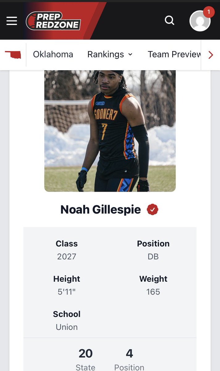 I_amNoah (@amnoah_i) on Twitter photo Thank you for the recognition <a href="/PrepRedzoneOK/">Prep Redzone Oklahoma</a>
Still got a lot of work to do !!
Coming for what I deserve and some 🥷
#godstiming
#noflyzone Thank you for the recognition <a href="/PrepRedzoneOK/">Prep Redzone Oklahoma</a>
Still got a lot of work to do !!
Coming for what I deserve and some 🥷
#godstiming
#noflyzone