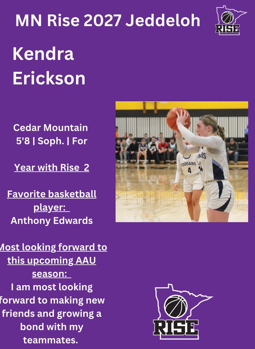 mnrise2025Jedd's tweet photo. We are excited to welcome this talented player from Cedar Mountain to our 2027 MN Rise team. https://t.co/glYmY4CibT