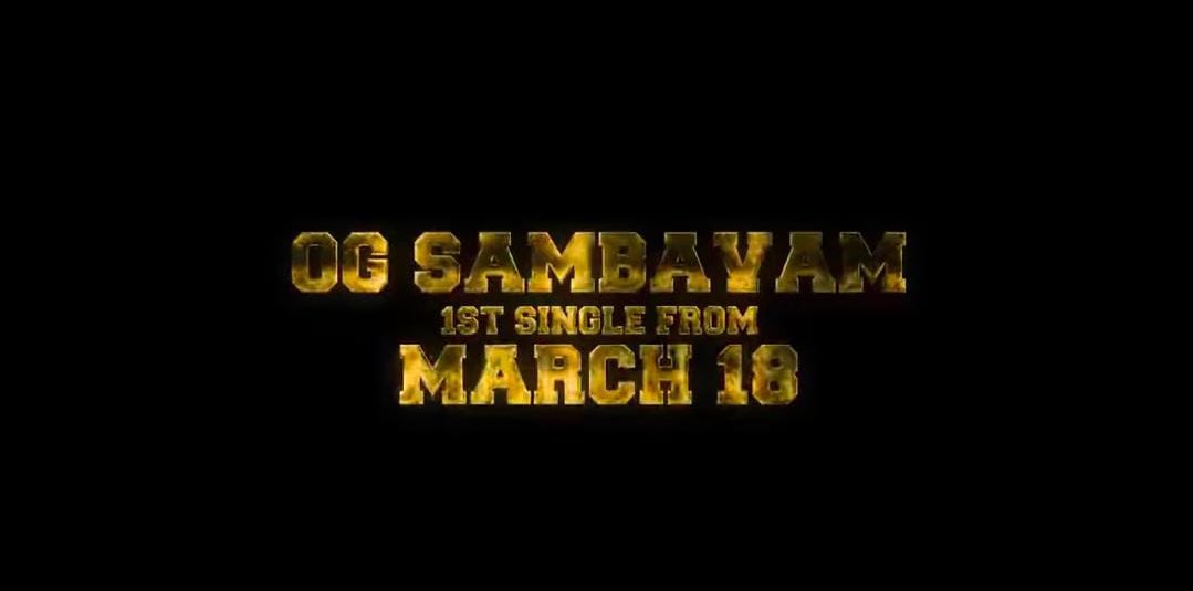 gvprakash's tweet photo. #OGSambavam first single of #Goodbadugly from March 18th 🔥 https://t.co/hT54dEcmhx