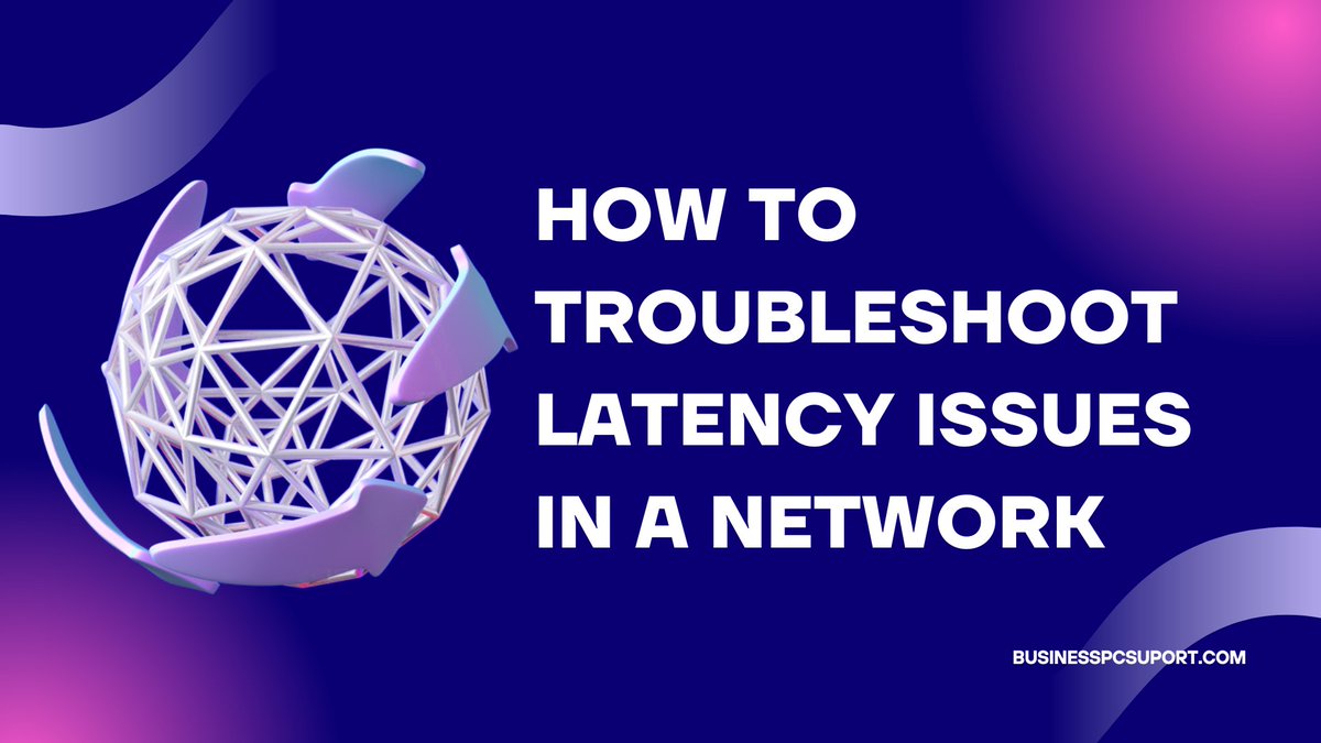 BusPCsupport's tweet image. 🚀 Laggy internet? Fix network latency fast!

✅ Test speed
✅ Use wired connection
✅ Optimize router
✅ Monitor performance
Say 👋 to buffering! 🌐
👉businesspcsupport.com/how-to-trouble…
#TechTips #NetworkLatency #InternetFix