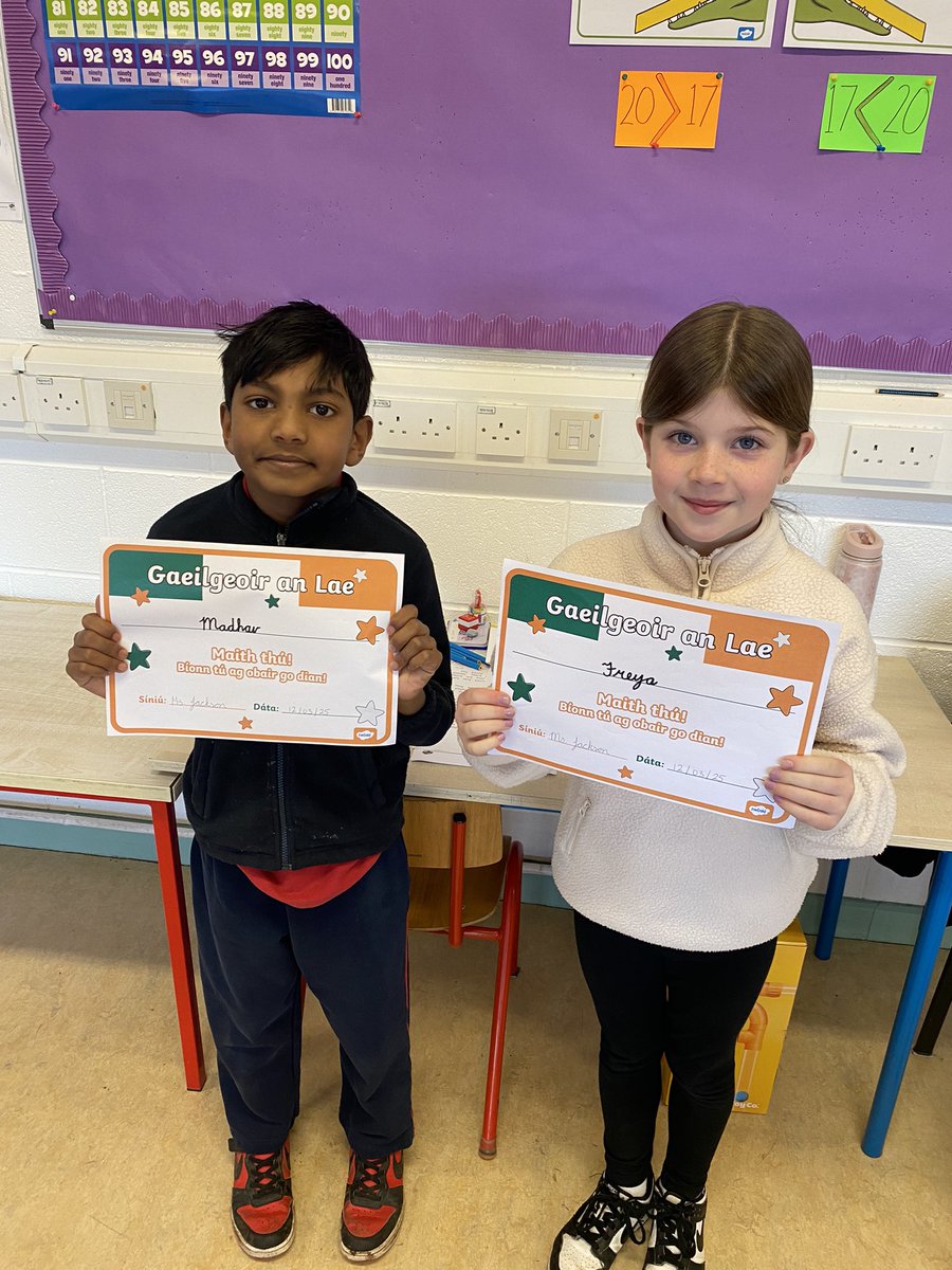 MsJacksonsClas1's tweet photo. Maith sibh!! ☘️🤩👏 https://t.co/rH2gRd1URn