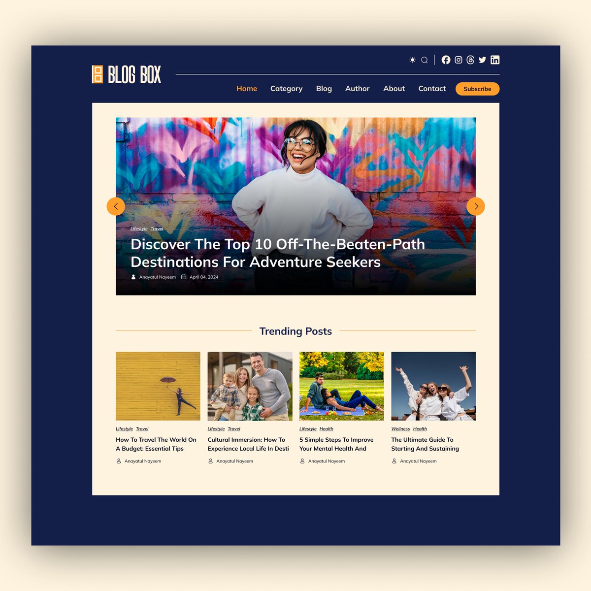 anayatul_islam's tweet photo. A perfect blog #homepage boosts engagement🎯✨
Here is my latest #framer #blog template design🔥
Let me know your favourite feature 👇👇
#UIUX #WebDesign #BlogDesign #Figma #Webflow #SEO #Blogging #Templatedesign #TrendingNews #newsblog #NoCode #digitalmedia https://t.co/naEUNpg33f