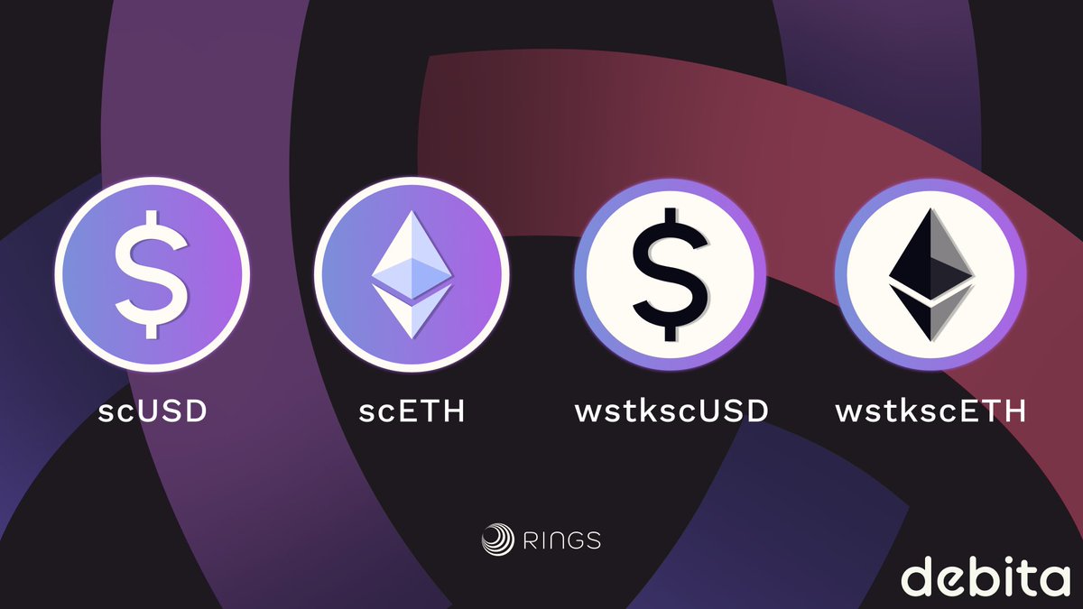 Debita (@debitafinance) on Twitter photo Whitelist incoming!
<a href="/SonicLabs/">Sonic Labs</a> DeFi is growing exponentially and <a href="/Rings_Protocol/">Rings become @Trevee_xyz</a> is in the forefront of it, accounting for nearly 1/7th of the chain's TVL!
With that in mind, we're happy to announce the whitelisting of $scUSD, $wstkscUSD, $scETH and $wstkscETH.
#sonic #rings Whitelist incoming!
<a href="/SonicLabs/">Sonic Labs</a> DeFi is growing exponentially and <a href="/Rings_Protocol/">Rings become @Trevee_xyz</a> is in the forefront of it, accounting for nearly 1/7th of the chain's TVL!
With that in mind, we're happy to announce the whitelisting of $scUSD, $wstkscUSD, $scETH and $wstkscETH.
#sonic #rings