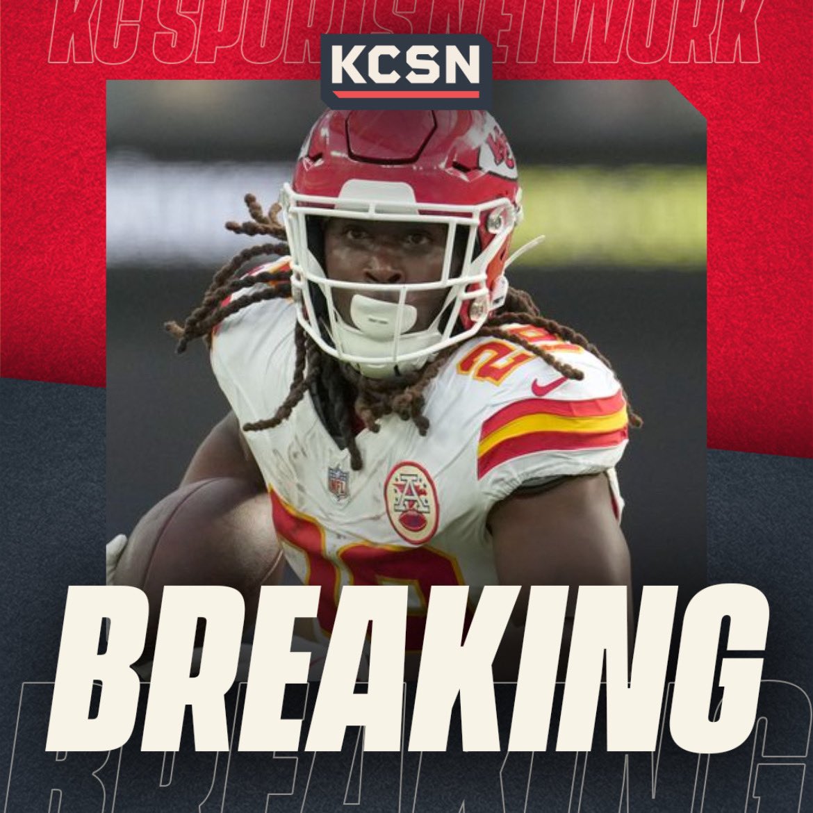 KC Sports Network (@kcsportsnetwork) on Twitter photo BREAKING: The #Chiefs are re-signing RB Kareem Hunt to a deal worth up to $2.5M, per <a href="/Schultz_Report/">Jordan Schultz</a>.
#KCSN | #ChiefsKingdom BREAKING: The #Chiefs are re-signing RB Kareem Hunt to a deal worth up to $2.5M, per <a href="/Schultz_Report/">Jordan Schultz</a>.
#KCSN | #ChiefsKingdom