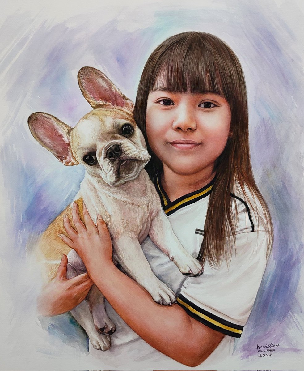Looking for a unique way to preserve precious moments? 

A custom portrait drawing is the perfect way to immortalize the people, pets, or memories that matter most to you.
#drawing #Sketching #art #painting
#artwork #portraitdrawing