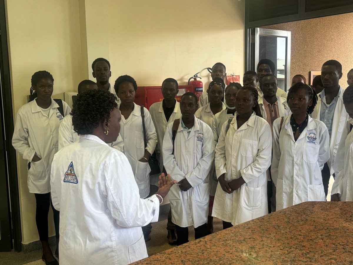 APPRECIATION POST
We as CHETESA from <a href="/kyambogo/">Kyambogo Contagious </a> greatly appreciate <a href="/UNBSug/">UNBS</a> for hosting us today.

While at UNBS, we were thrilled to learn, unlearn and relearn what is in the field. 

Our visit to this great institution left us inspired and motivated about the chemistry field.